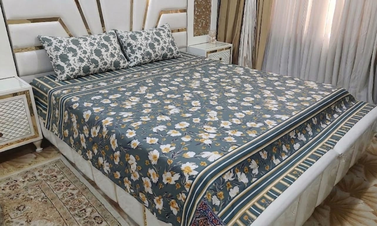 Cotton Double Bedsheet