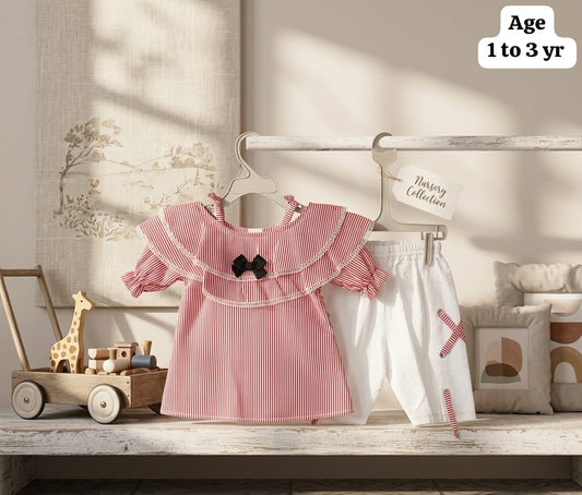 Cotton Frock 2 Piece Set