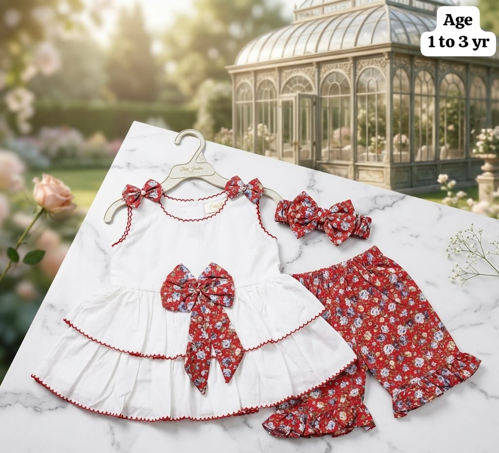 Cotton Frock 2 Piece Set