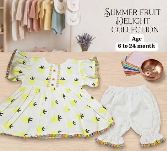 Cotton Frock 2 Piece Set