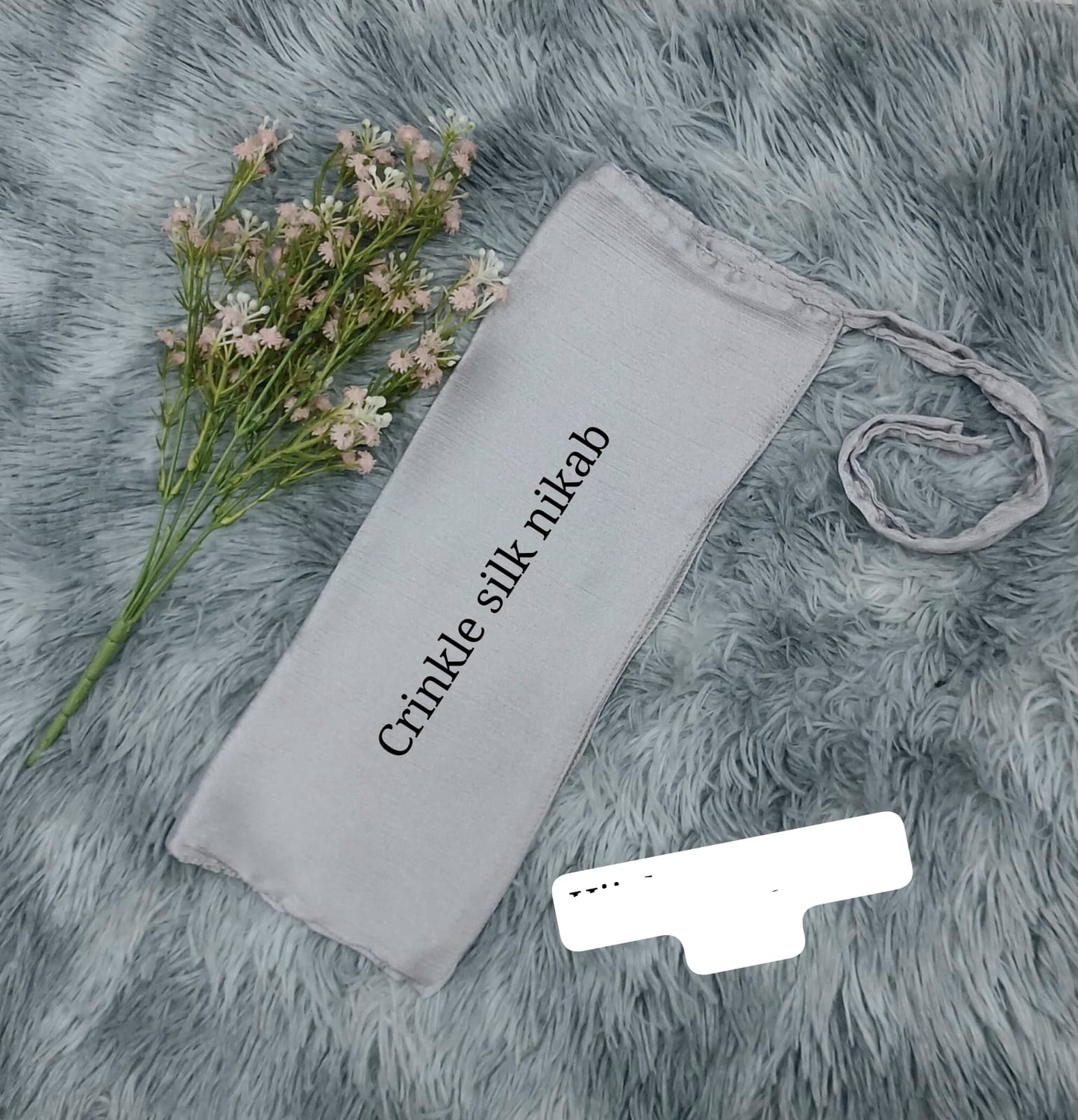 Crinkle Silk Dori Niqab