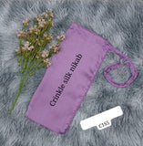 Crinkle Silk Dori Niqab