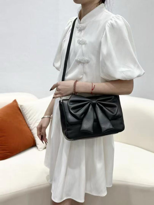 Bow Triple Zipper Cross Body