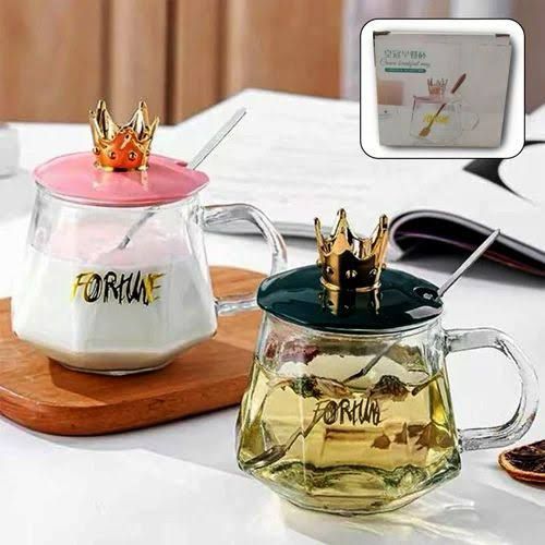 Crown Glass Mug