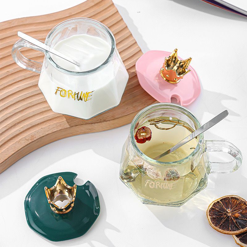 Crown Glass Mug