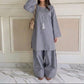 Cutwork Kurti with Farshi Shalwar