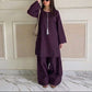 Cutwork Kurti with Farshi Shalwar