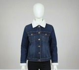Denim Fur Jacket