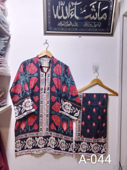 2 Pcs Digital Printed Suit