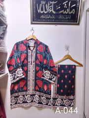 2 Pcs Digital Printed Suit