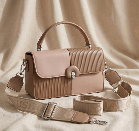 Double Coloured Cross Body Bag