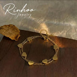 Double Layer Heart Bracelet