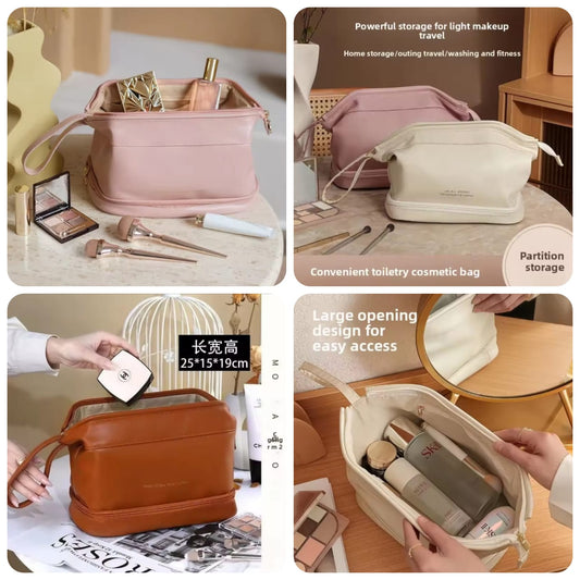 Double Layer Cosmetic Pouch