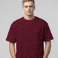 Drop Shoulder Printed T-Shirt