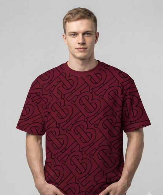 Drop Shoulder Printed T-Shirt