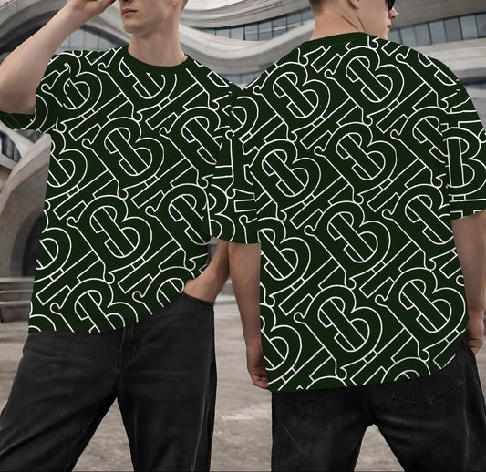 Drop Shoulder Printed T-Shirt