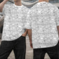 Drop Shoulder Printed T-Shirt