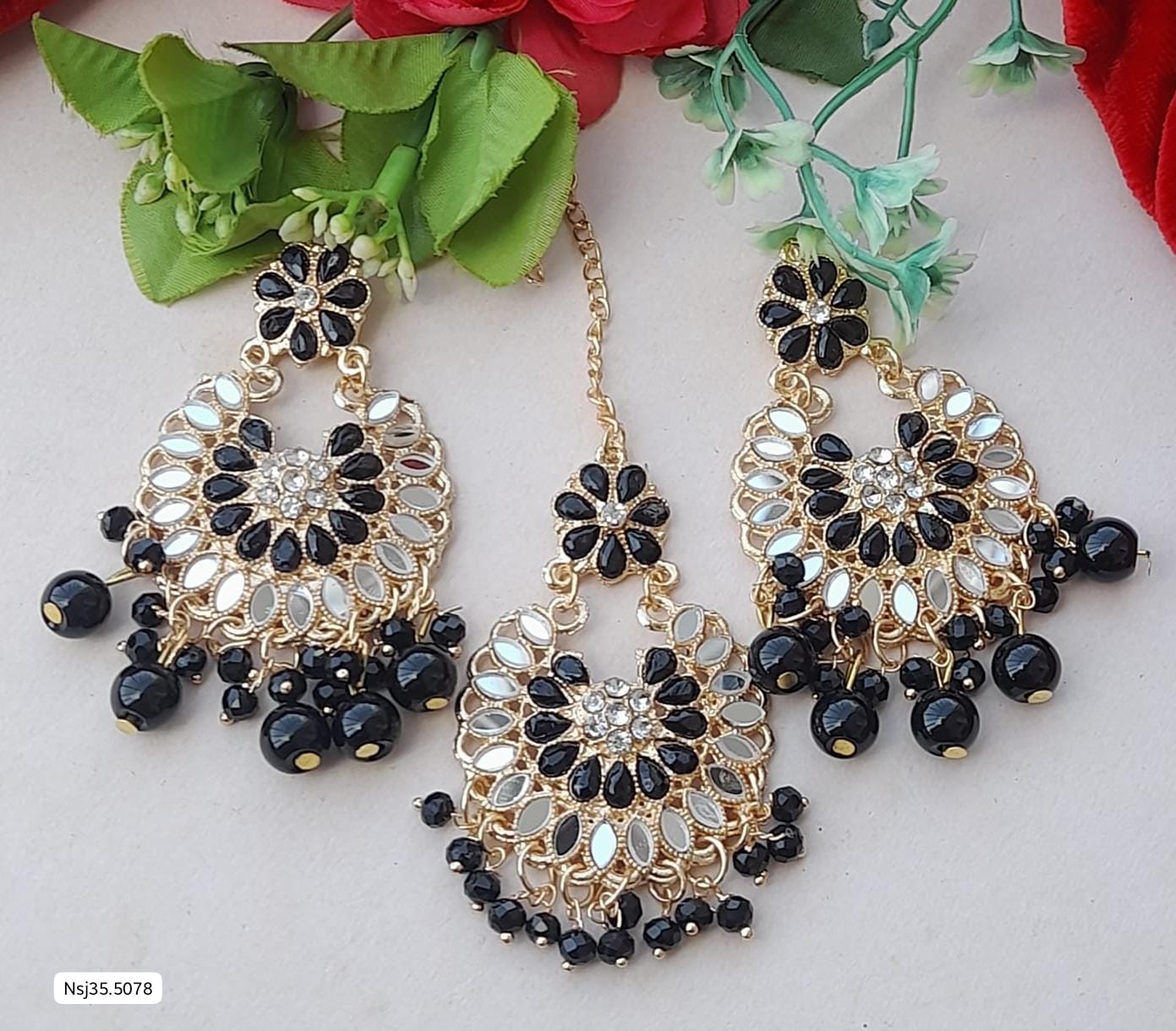 Earring Tikka Set