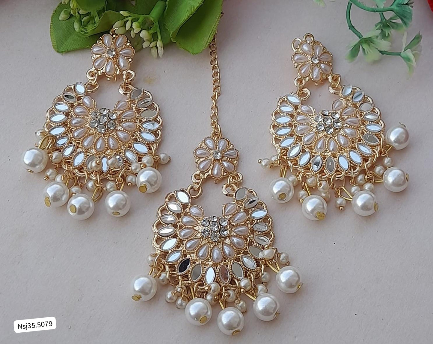 Earring Tikka Set