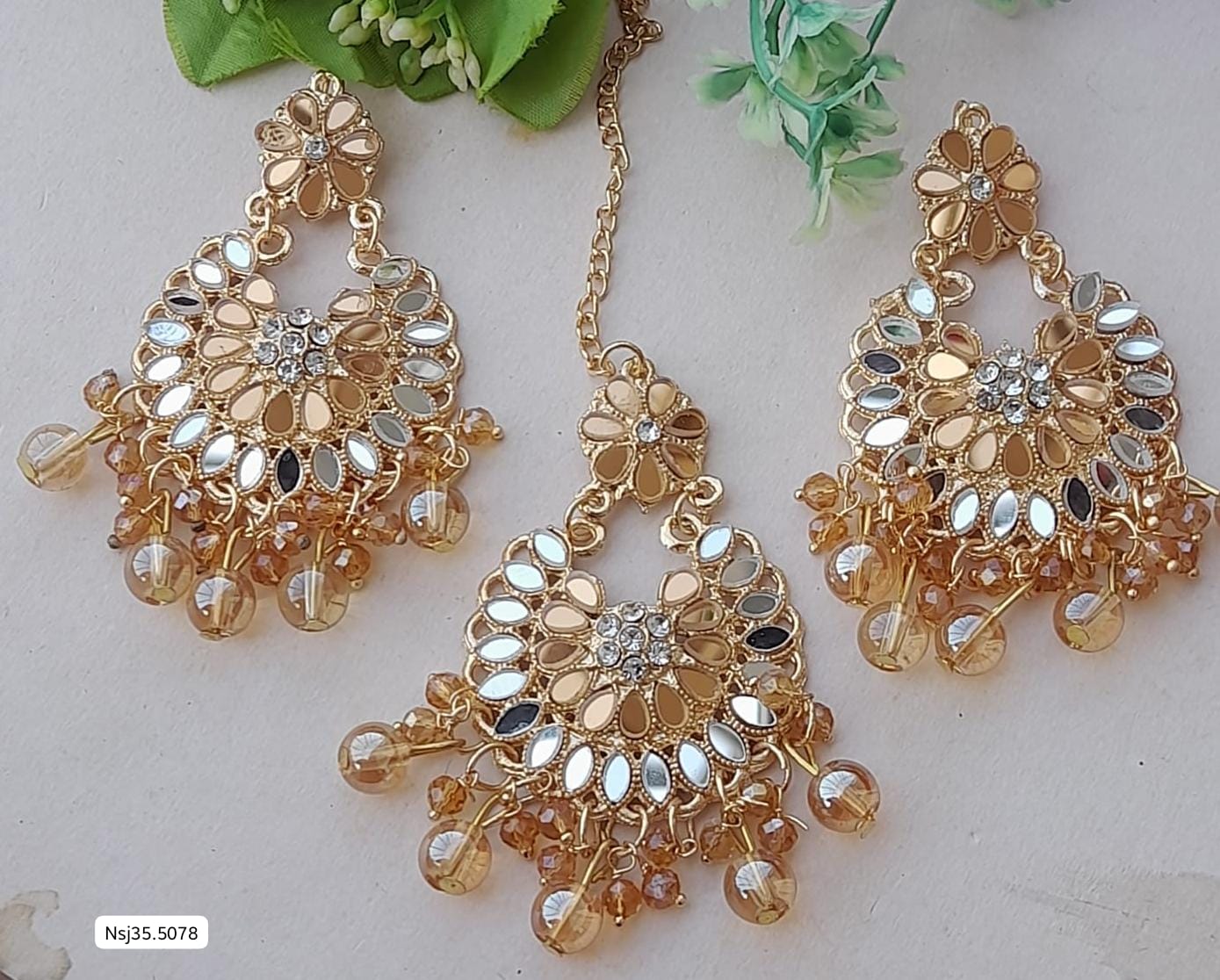 Earring Tikka Set