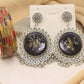 Earrings with Coated Bangles
