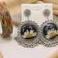 Earrings with Coated Bangles