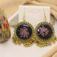 Earrings with Coated Bangles