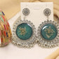 Earrings with Coated Bangles