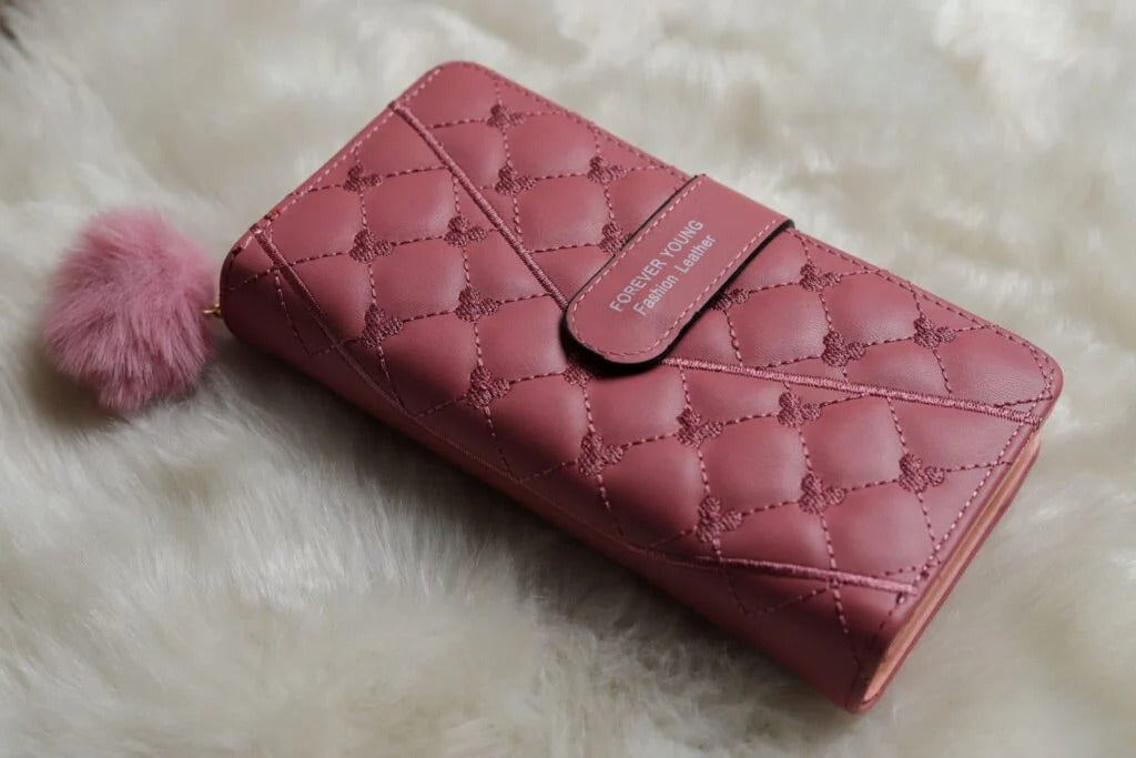Emb Flower Wallet