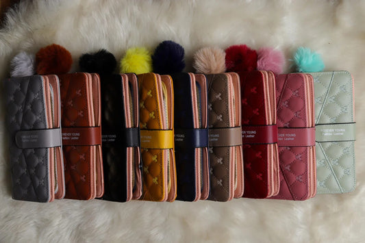 Emb Flower Wallet