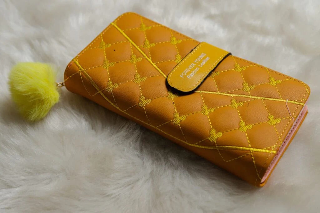 Emb Flower Wallet