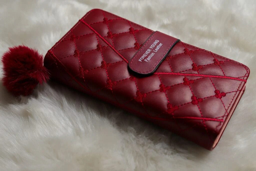 Emb Flower Wallet