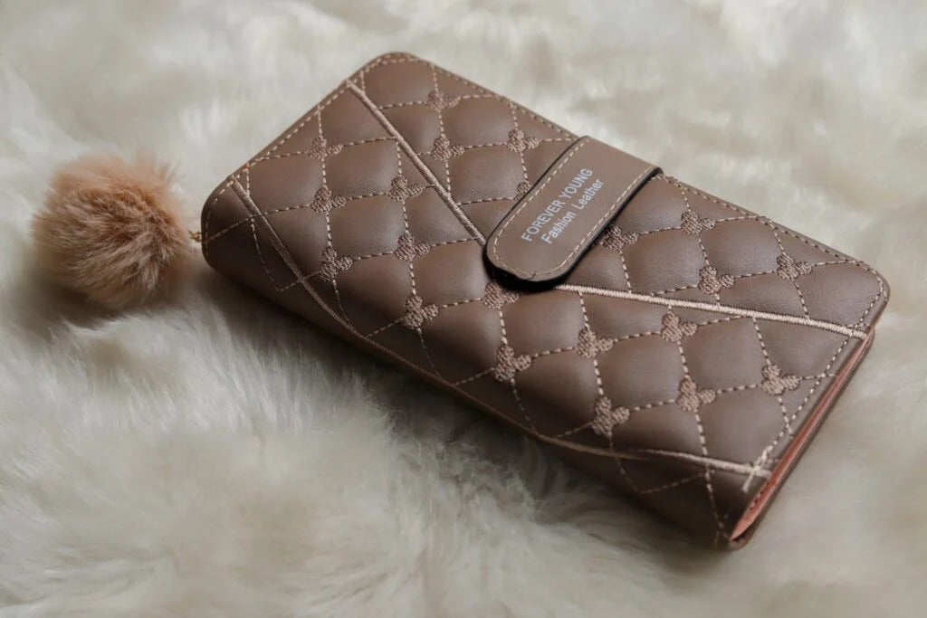 Emb Flower Wallet