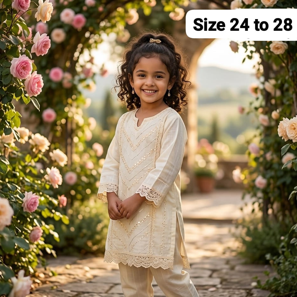 Embroidered 2-Piece Suit