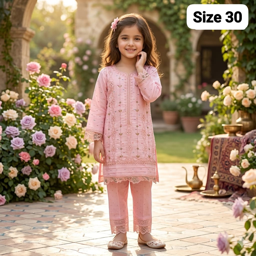 Embroidered 2-Piece Suit