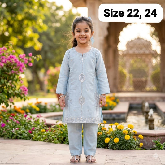 Embroidered 2-Piece Suit