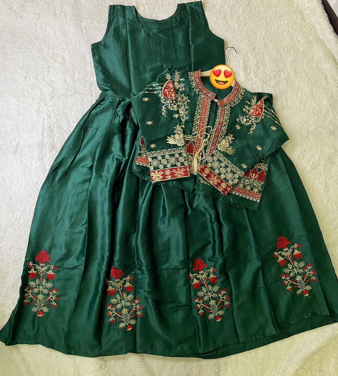 Embroidered Bunches Maxi