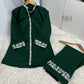 Embroidered Cord Set