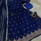 Embroidered Maxi With Potli