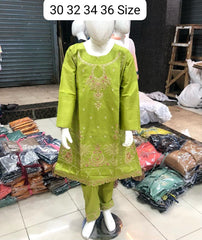 2 Piece Embroidered Suit