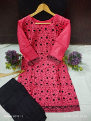 2 Piece Embroidered Suit