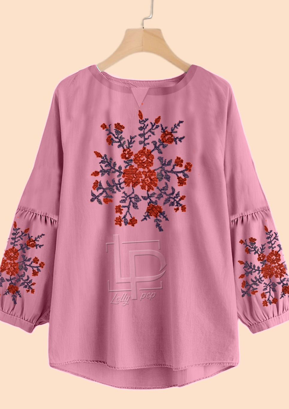 Embroidered Top