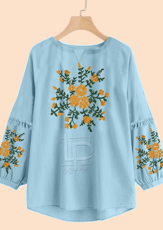 Embroidered Top