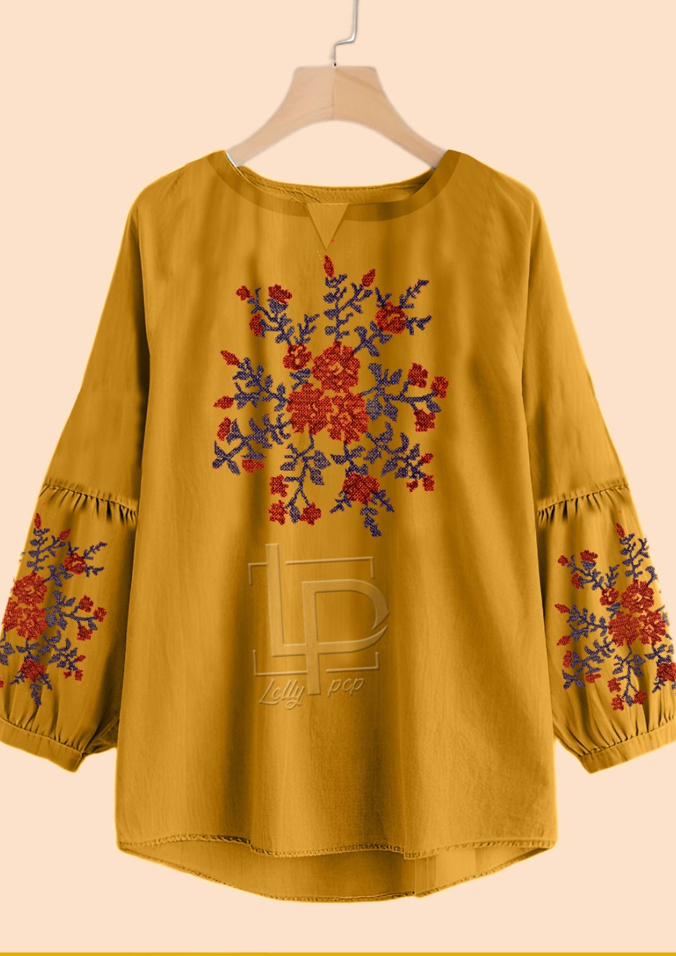 Embroidered Top