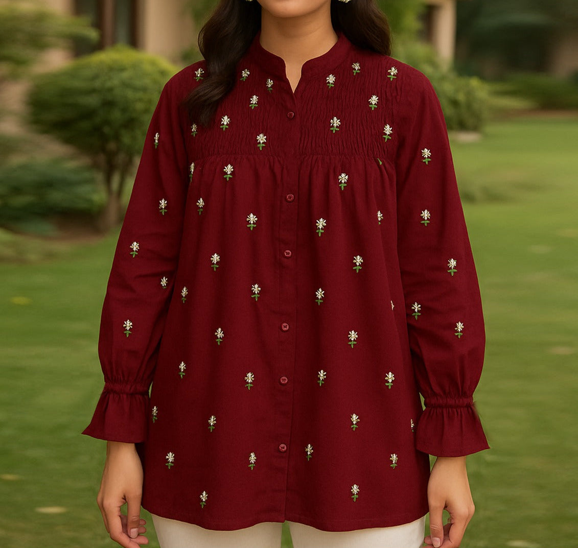 Embroidered Top