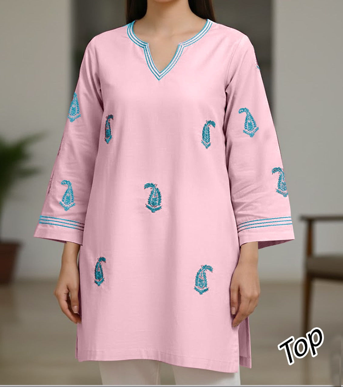 Embroidered Top