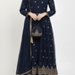 Embroidered Maxi With Potli