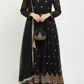 Embroidered Maxi With Potli