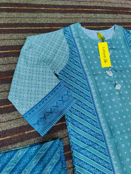 Embroidery 3pcs Suit