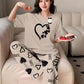 Night Suit with Printed Trouser